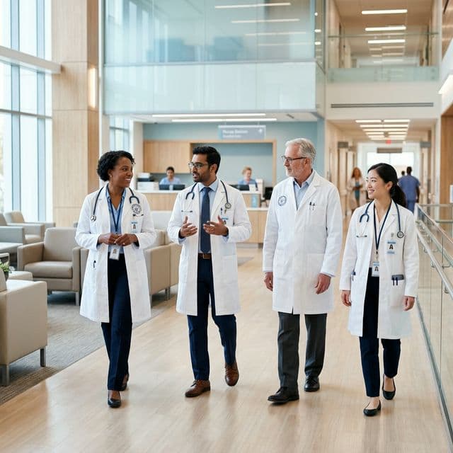 Equipe médica da cooperativa